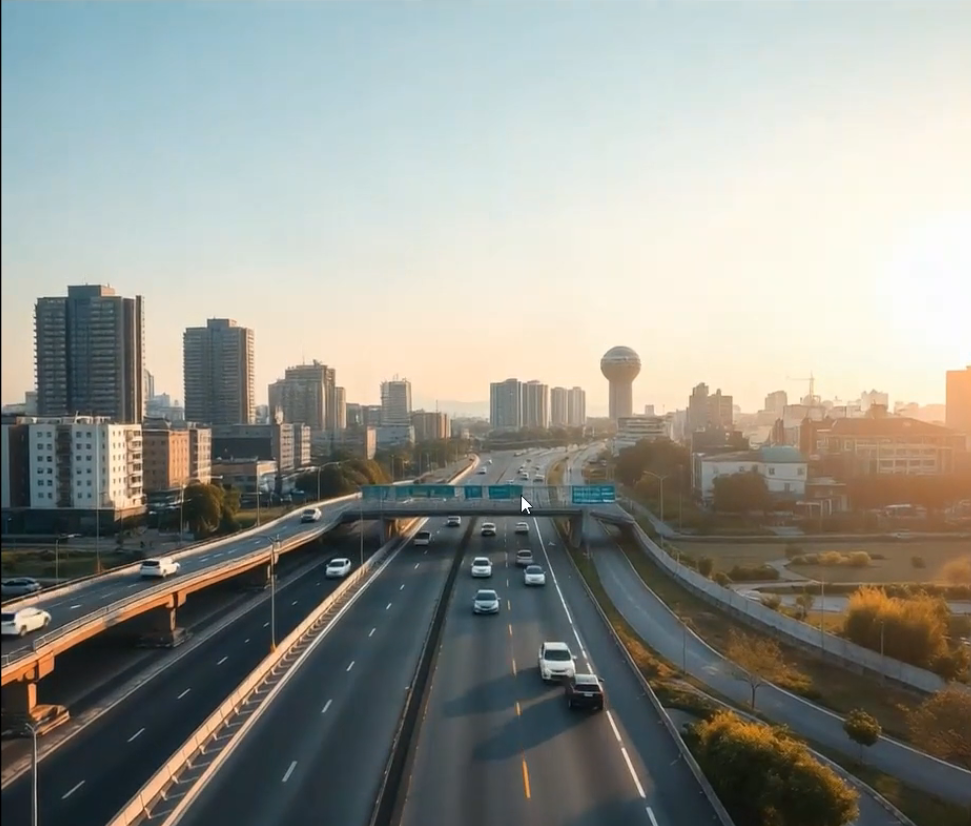 Frame from the TrafficPulse demo